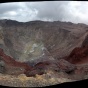 Volcano crater. 