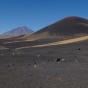 Basaltic and intermediate volcanoes in western Argentina. 