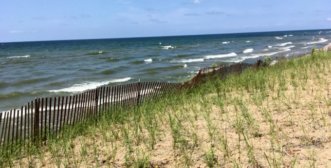 View of Lake Ontario. 