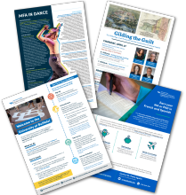 Zoom image: Examples of printed promotional items. 