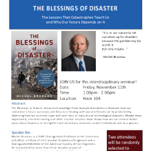 The Blessing of Disaster poster. 