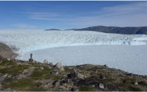 The Store Glacier on the Greenland ice sheet. 