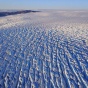 Ice sheet in Greenland. 
