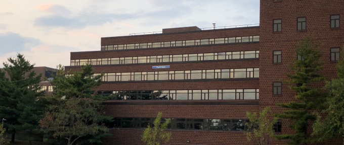 Outside Park Hall on the UB North Campus.