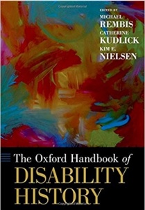 Cover of the Oxford Handbook of Disability History. 