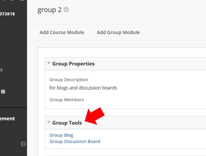Group Tools. 
