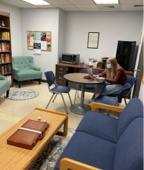 The graduate lounge. 