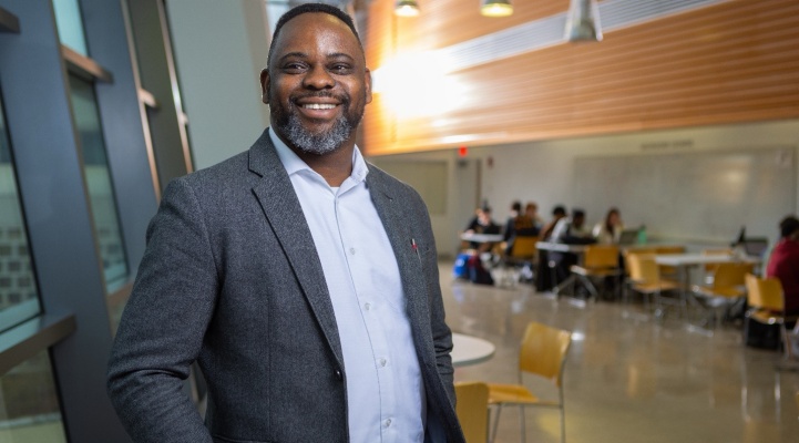 Professor Ndubueze Mbah at UB. 