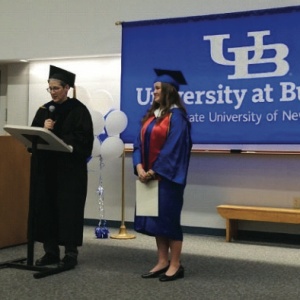 Madeline Chiarella received the Outstanding Senior Award during the 2019 graduation ceremony. 