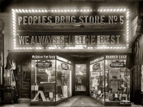 Zoom image: People's Drug Store located at 8th and H Streets, NE in Washington, D.C. Public Domain Wikimedia Commons 