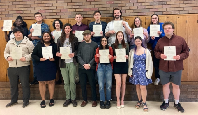 2024 Phi Alpha Theta Induction Ceremony. 