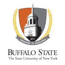 SUNY Buffalo State logo. 