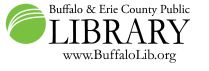 Buffalo and Erie County Public Library logo. 