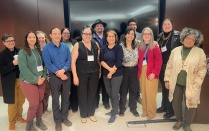 Group photo of some of the presenters at Landed Solidarity conference. 