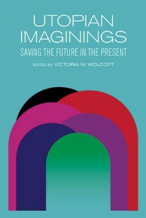 Utopian Imaginings book cover designed by Julian Montague. 