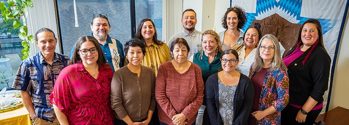 Group shot of the Department of Indigenous Studies. 