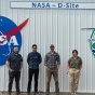 Alyssa Warrior (far right) with fellow interns at NASA Glenn Research Center. Warrior sees a link between Indigenous perspectives and science, technology, engineering and math (STEM) fields. Photo: NASA/Ellen Bausback. 