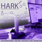 HARK project web banner showing an individual with white gloves scanning an object into a computer. 