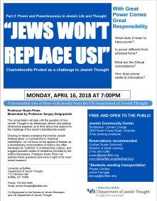 Zoom image: "Jews Won't Replace Us Flyer"
