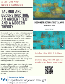 Zoom image: talmud flyer