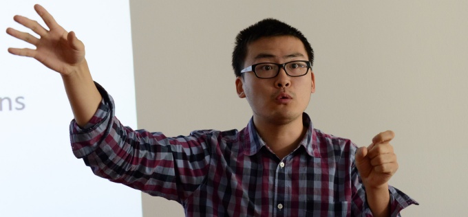 Alumnus Dr. Dawei Jin, now Assistant Professor at Shanghai Jiao Tong University. 