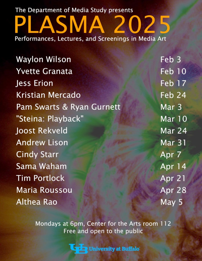 PLASMA 2025 Schedule.