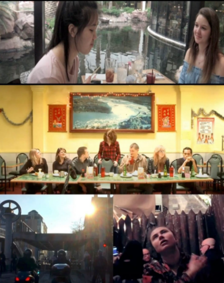 Collage of images from The Buffet. 