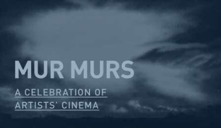 image of a cloudy sky with the logo of the Mur Murs film festival. 