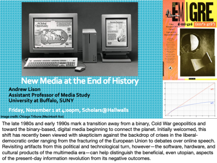 Andrew Lison at Hallwalls.