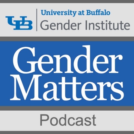 Gender Matters Podcast logo. 