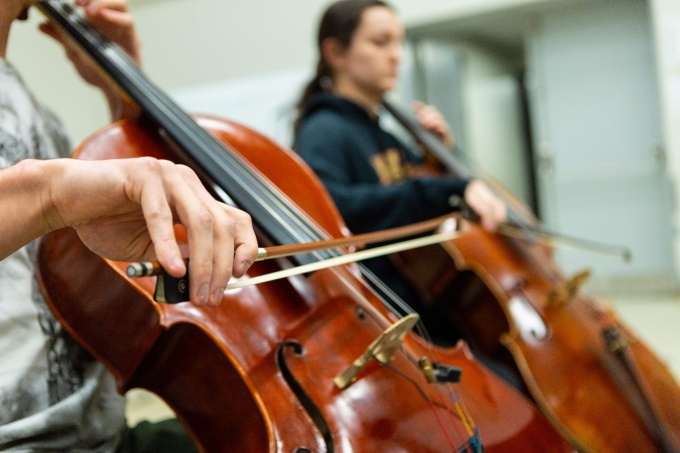 UB Symphony Orchestra conductor Rachel Lauber. 