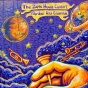 Colorful illustrated poster with a textured purple background and whimsical, hand-painted style. At the top, a banner reads &ldquo;The Zappa House Concert&rdquo; with &ldquo;Meridian Arts Ensemble&rdquo; written below it. The scene features floating musical instruments, including a trumpet, trombone, and tuba, surrounded by stars, clouds, and planet-like shapes. In the foreground, a large hand holds a baton, suggesting conducting music, while bright yellow stars and swirling patterns fill the composition. 
