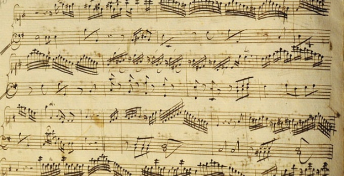 Composition by Mozart. 