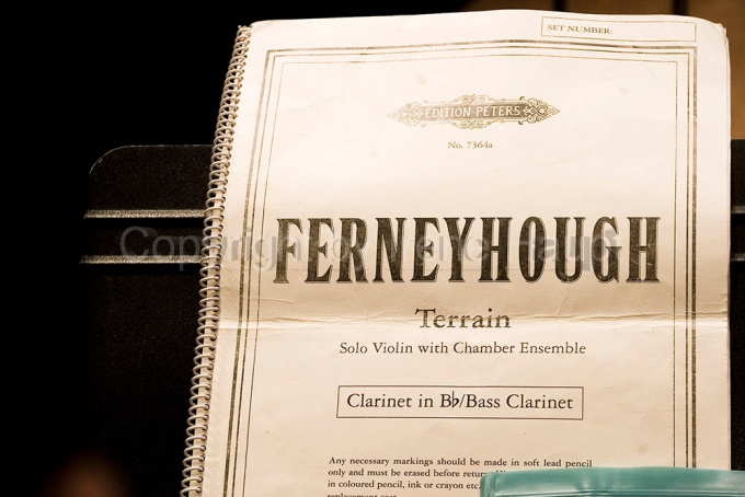 Ferneyhough: Terrain sheet music. 