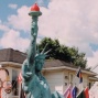 A detail of “Statue of Liberty, Ed Krier’s Independence Day Display, Cheektowaga, NY” (1998). Artwork/photo courtsey of CEPA Gallery. 