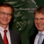 Professor Andreas Daum and Hans-Christian Pape, president of the Alexander von Humboldt Foundation. 