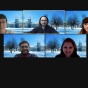 Screenshot of a virtual UB Alexa Prize Socialbot Grand Challenge team meeting. 