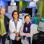 From left to right, UB researchers Martha Bohm, Diana Aga and Ning Dai. 