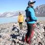 Study co-author Avriel Schweinsberg conducts field work in Greenland in 2016. 