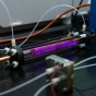 A plasma-electrochemical reactor. 