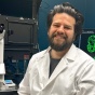 Joe Basalla pictured in a lab setting. 