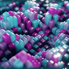 An interpretation of quantum fluctuations, depicted as a dynamic, ever-changing 3D terrain. A University at Buffalo-led study found that such fluctuations play a role in the transition from an ultraslow spin glass to the ultrafast, highly entangled behavior related to black hole physics. *Concept of quantum fluctuations, depicted as a dynamic, ever-changing 3D terrain. 