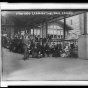 Immigrants awaiting examination on Ellis Island. 
