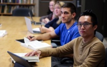 Students in a poli-sci graduate class. 