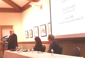 Professor James Campbell speaking on a panel “Our Damaged Democracy: Can We Fix It?” October 1st, 2018 at the Theodore Roosevelt Inaugural Site, Buffalo.