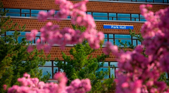 Exterior of Park Hall.