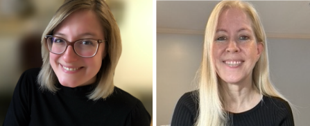 Headshots of Veronica Lamarche and Brooke Feeney. 