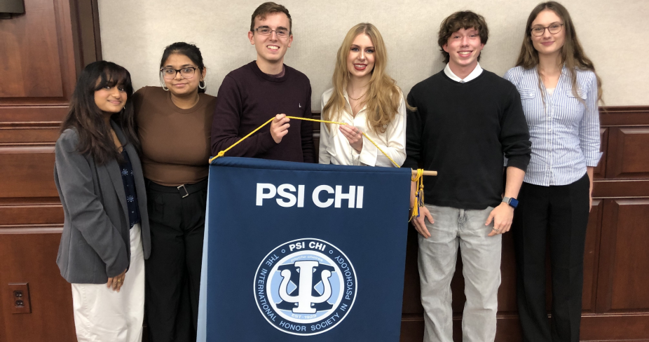 UB students pose for a group photo. 
