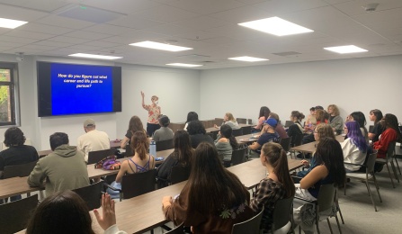UB Students at “Not On The Syllabus” event. 