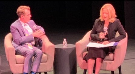 Peter Pfordresher participated in a panel discussion with opera singer Renée Fleming. 
